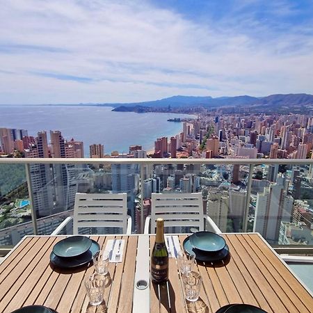 Apartamento Planta 37: Terraza privada con vistas al mar Benidorm Exterior foto