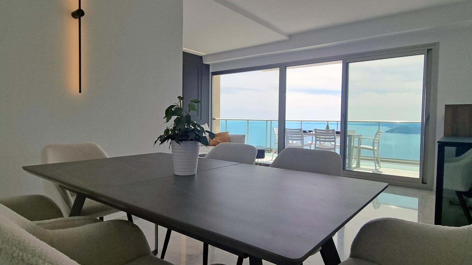Apartamento Planta 37: Terraza privada con vistas al mar Benidorm Exterior foto